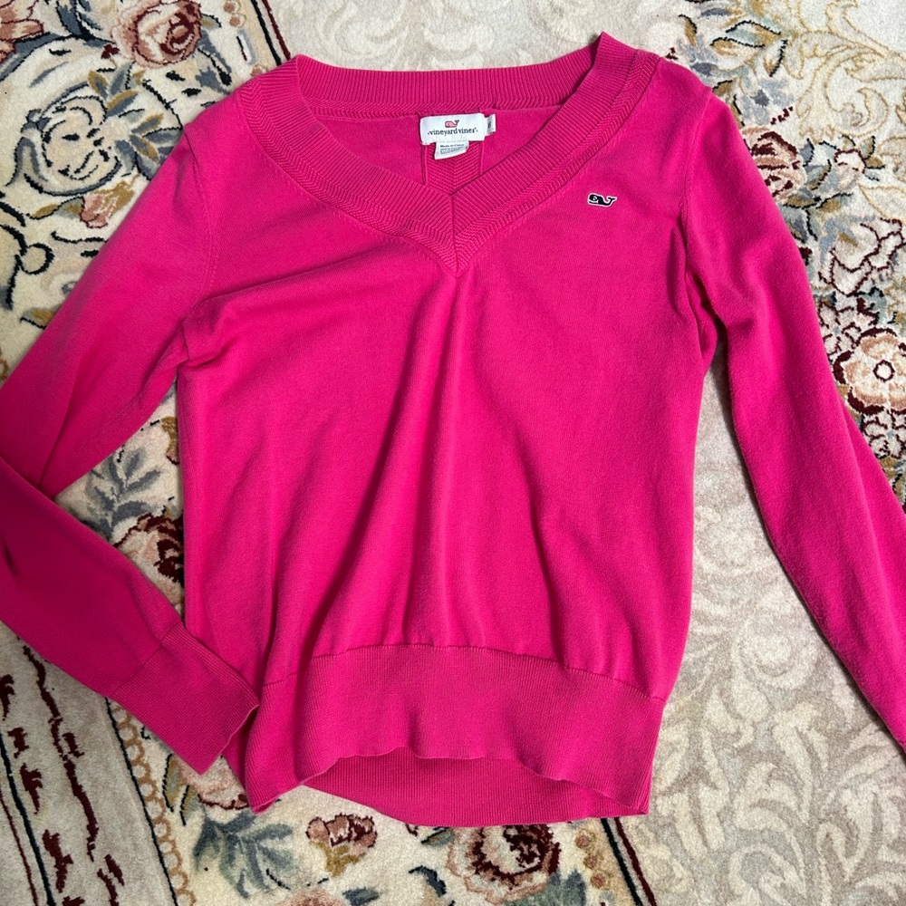 Vineyard Vines cotton women’s pink sweater